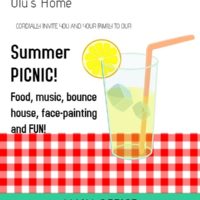 Olu's Summer Picnic for Employees and Family on August 17!
